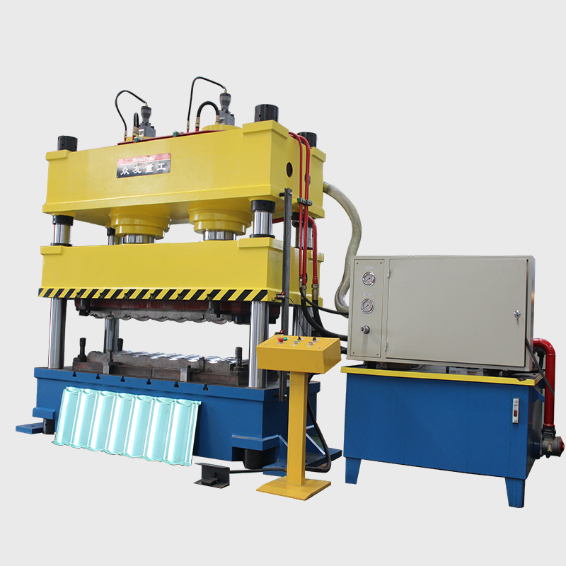 315T雙缸大臺面壓金屬瓦油壓機