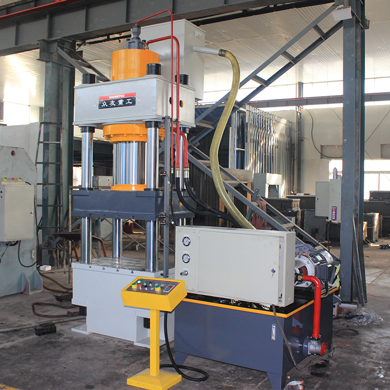 800噸四柱油壓機如何調(diào)整主缸行程和工作速度