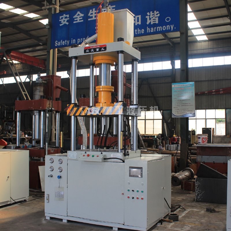 100噸帶液壓墊金屬成型油壓機 100T連體四柱拉伸機