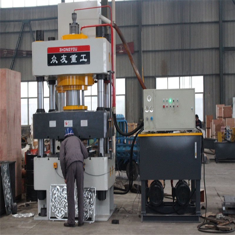 500噸壓花切花三梁四柱液壓機