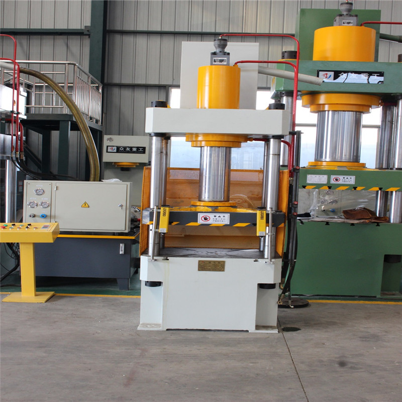 100噸三梁四柱帶防護網(wǎng)液壓機