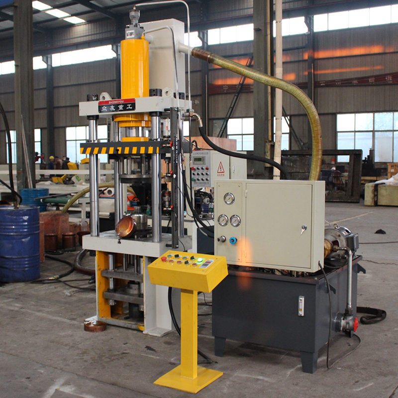 80T壓銅壺液壓墊拉伸四柱液壓機