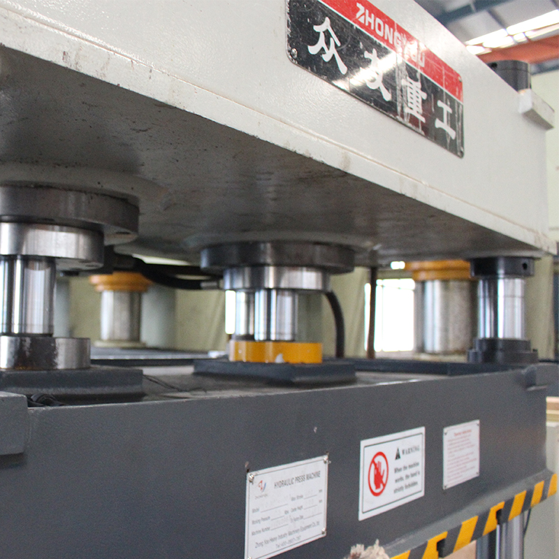 100噸壓花切花三梁四柱液壓機