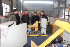 客戶來眾友重工油壓機廠家參觀合作