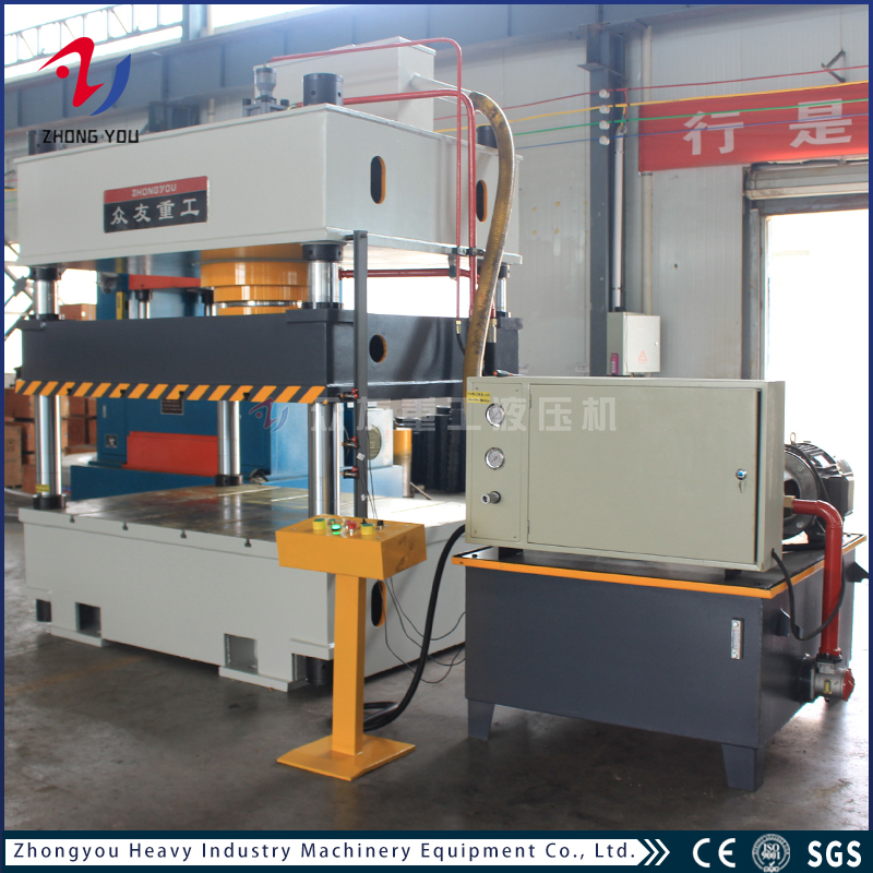 一臺(tái)石英石水槽滕州四柱油壓機(jī)價(jià)格多少？